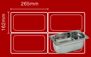 Easybags Pot liners Size 2 BAIN MARIE CLEAR LINER POT PACK OF 100 1/3 Size